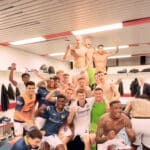 Festeggiamenti Verona salvezza Serie a 2023-2024