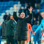 Haaland and Guardiola, Manchester City 29/12/2024