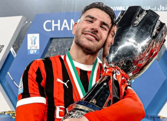 Theo Hernandez, Supercoppa italiana Instagram