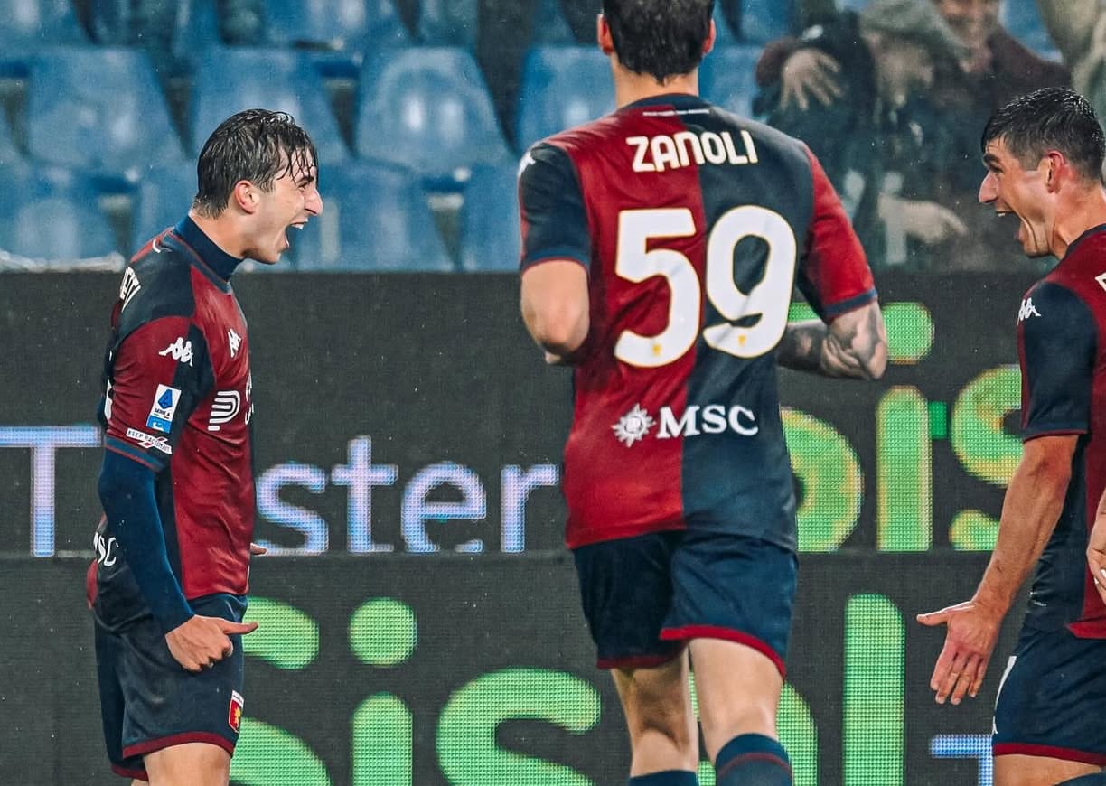 genoa-lecce 2-1. 14/03/2025